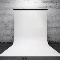 Latar Belakang Fotografi Putih Murni 3x5ft 90cmx150cm Vinyl Dinding Berkualitas Tinggi Latar Foto Studio Properti Foto