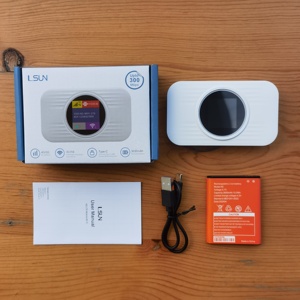 Lsun mf601v Cat4 LTE 4G <span class=keywords><strong>router</strong></span> 3650mAh pin LCD hiển thị 300Mbps <span class=keywords><strong>dual</strong></span>-band Wi-Fi hotspot <span class=keywords><strong>Sim</strong></span> Thẻ - Product Image 5
