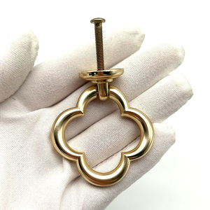 Furniture Handle Ring Dull <b>Gold</b> Minimalist Drawer Pull For <b>Cabinet</b> Sofa Home Decor - Product Image 3