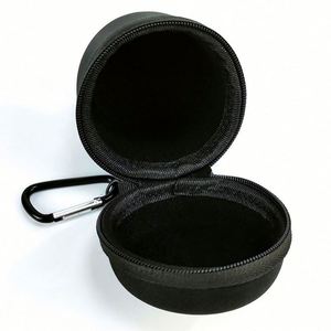 Étui de rangement audio portable noir pour mini-enceintes, idéal pour les voyages en extérieur et les mixeurs audio - Product Image 4