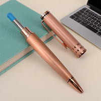 Stylo à bille en métal rotatif cadeau stylo à perles stylo Signature de bureau publicité commerciale avec capacité d'impression de logo