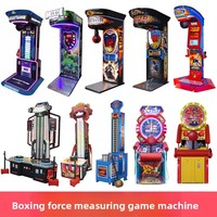Machine de jeu d'arcade de boxe à monnayeur en métal avec fonctions de frappe et de poussée - Soulagement du stress et personnalisation OEM