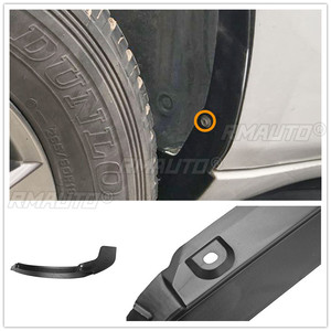 2 pièces pour Toyota Land Cruiser Prado J150 2010-2021 2020 2019 Garde-boue arrière Pare-boue Protection anti-éclaboussures Doublure d'aile - Product Image 2