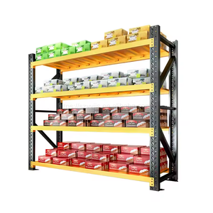 Étagères d'entrepôt, rayonnages de garage, rayonnages métalliques, rayonnages légers, rayonnages d'atelier, rayonnages en acier pour le stockage en entrepôt - Product Image 2