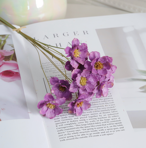 Activelove Arreglo de Campanillas Plateadas Hecho a Mano, Tallo de <span class=keywords><strong>Flores</strong></span> <span class=keywords><strong>Secas</strong></span> Pequeñas, Virutas de Madera Blanqueadas, para Graduación, Boda, Año Nuevo - Product Image 3