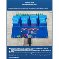 Module de relais USB ABUO-12V 30A 4 canaux, module de relais USB-C avec puce CH340T intégrée, port série USB-ordinateur, interrupteur de contrôle intelligent