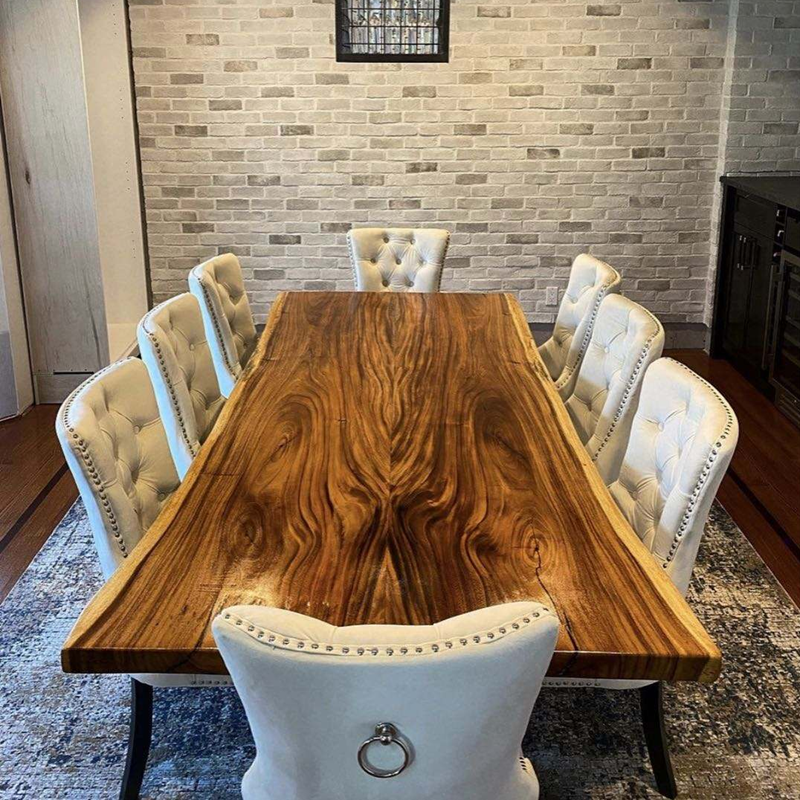 Дождь дерево monkeypod дерево плита верхний стол