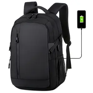 Iş su geçirmez Laptop çantaları tedarikçisi okul seyahat paketi Usb şarj okul çantaları açık adam dizüstü bilgisayar seyahat sırt çantası
