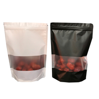 Sac zip-lock en plastique BOPP personnalisé sac refermable en mylar pour les fruits de mer congelés lait gelée chewing-gum en conserve