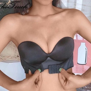 Ropa interior Sexy para mujer, lencería <span class=keywords><strong>sin</strong></span> <span class=keywords><strong>tirantes</strong></span>, <span class=keywords><strong>sujetador</strong></span> de realce para vestido de tubo - Product Image 2