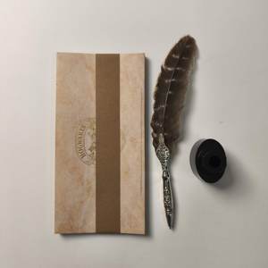 Juego de Escritura Personalizado al por Mayor de 11.5*26*5cm, Pluma de Pluma, Botella de Tinta, Papel para Cartas, Sobre en <span class=keywords><strong>Caja</strong></span> de Papel, Tema de Película Mágica - Product Image 4