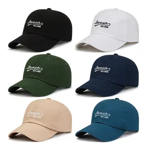 High Quality Custom Mens Baseball Caps Cheap Wholesale Unisex 6 Panel Sport Hat Custom Embroidery Logo Hat
