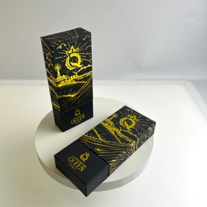 Kotak kertas cetak Logo cap panas kustom laci geser kotak kemasan pena minyak tahan bocor 1 buah kemasan kartrid sekali pakai - Product Image 2