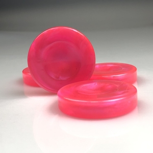 44*9mm pezzi di Backgammon in resina concava durevole pezzi di Backgammon rosso rosa a <span class=keywords><strong>dama</strong></span> da gioco in resina - Product Image 1