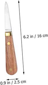Abridor de Ostras Premium con Logotipo Personalizado, Mango de Madera, Acero Inoxidable, Herramienta para Mariscos, Cuchillo para Abrir Ostras - Product Image 2