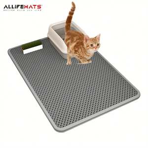 Fabriqué en Chine matériau Eva de haute qualité double couche anti-fuite facile à nettoyer tapis de litière pour chat - Product Image 1