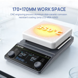 Plaque chauffante pour équipement de laboratoire à grand écran LACHOI avec agitateur magnétique industriel à contrôle numérique de la température - Product Image 3