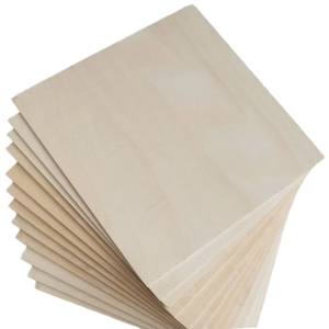 Madera Contrachapada de Álamo Ecológica de Primera Clase de 15 mm para Grabado y Corte Láser, Estándar E0, Decoración de Doble Cara, Venta al por Mayor - Product Image 1
