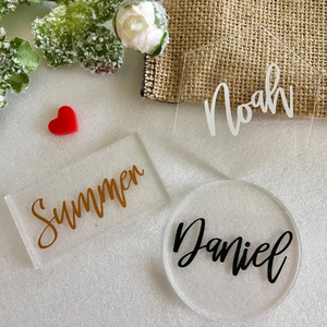 Personnalisé Clair Acrylique Carte Debout Libre D'hôtes Noms Mariage pièce maîtresse Acrylique Cartes D'escorte Décor de mariage - Product Image 1