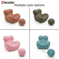Fauteuil individuel contemporain en acier robuste avec structure en mousse moulée et revêtement en tissu doux, idéal pour les halls d'entrée