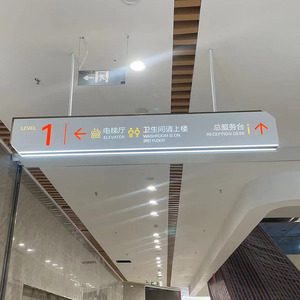 Caja de luz acrílica Señalización direccional para colgar en el centro comercial Estacionamiento Aeropuerto - Product Image 6