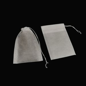 100 Bolsitas de Té Desechables de 5*7cm para Té de Hojas Sueltas, Bolsitas de Té Vacías con Cordón, Bolsitas de Té de Tela No Tejida - Product Image 4