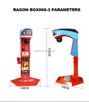 Parc d'attractions Street Fighter Ultimate Big Champion Punching Test Arcade Electronic Scoring Punch Boxing Game Machine à vendre