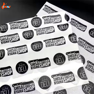 Papier d'emballage alimentaire anti-graisse imprimé avec logo personnalisé, feuilles de papier ciré pour emballages de hamburgers et de sandwichs, fournitures pour restaurants - Product Image 1