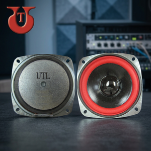 Haut-parleur large bande UTL UTFP302F 10W 93mm avec boîtier métallique finition argentée certifié ISO9001 - Product Image 2