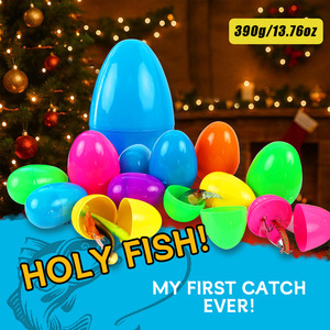 Leurres artificiels durs pour la pêche au requin |   Coffret Cadeau Pâques & Noël : Ensemble de leurres avec leurres Minnow et emballage boîte surprise - Product Image 3