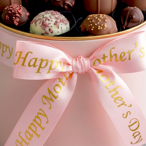 Ruban en satin personnalisé avec nœud imprimé pour la décoration de pâtisseries, donuts, mariages, fêtes et emballages – Vente en gros - Product Image 3