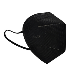 หน้ากากอนามัยแบบใช้แล้วทิ้งสำหรับผู้ใหญ่หน้ากาก Kn95ดำ KN95แบบใช้แล้วทิ้งพร้อมปากแบบแพ็คแต่ละโลโก้ - Product Image 3