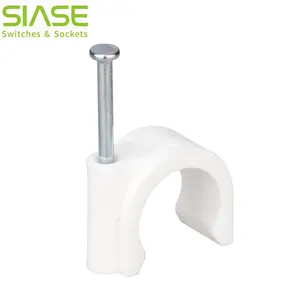 SIASE Wholesale Plastic 6-25mm Electric Wire Cable Clip Pipe Clip