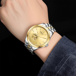 Montre mécanique exclusive pour homme personnalisée, design tourbillon, étanche, mouvement Miyota, cadran à aiguilles, couronne - Product Image 5