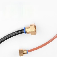 Raccord rapide en laiton à filetage femelle PCF G3/4 pour tuyau de 8 mm, idéal pour système d'irrigation et robinetterie