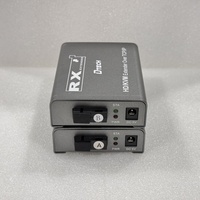 Extensor KVM HDMI USB DTECH DT-7059W de 20 km, Kit TX RX sobre Fibra Óptica, Compatible con 1080P IR
