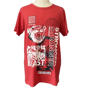 도매 하이 퀄리티 공장 가격 무료 샘플 라운드 넥 셔츠 남성용 티셔츠