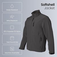 Chaqueta Softshell con Capucha para Hombre, Resistente al Agua, al Viento y Transpirable, de Secado Rápido, Marca Personalizada ODM OEM