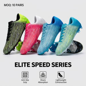 <span class=keywords><strong>Botas</strong></span> de <span class=keywords><strong>Fútbol</strong></span> Vibrantes de Nuevo Estilo, Transpirables, para Torneos, Unisex, para Partidos Competitivos al Aire Libre - Product Image 6