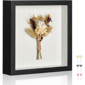 Custom Size Wood Acrylic Glass <b>Shadow</b> <b>Box</b> Frame for Flower Graduation Displays-New Classical/Post-modern Style Photo Display - Product Image 1