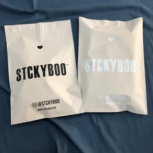 Sacs d'expédition en polyéthylène mat pêche avec logo personnalisé pour boutique de vêtements en ligne, emballages pour petites entreprises - Product Image 5