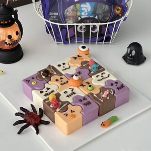 Stampo in Silicone per Decorazioni di Halloween: Cioccolato, Dolci, Cupcake, Argilla Polimerica, Resina Epossidica, Puzzle per Torte - Product Image 1