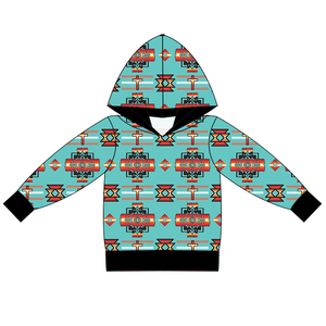 La più recente felpa con cappuccio per ragazzi 0-16 anni Top felpa con cappuccio per bambini con stampa occidentale con cappuccio abbigliamento per bambini primavera inverno - Product Image 5