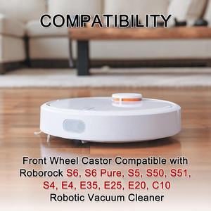 Piezas de repuesto rueda delantera para aspiradora Xiaomi Mi Mijia <span class=keywords><strong>Roborock</strong></span> 1S <span class=keywords><strong>S6</strong></span> <span class=keywords><strong>S6</strong></span> <span class=keywords><strong>Pure</strong></span> S5 S50 S4 E4 E35 E25 E20 C10 - Product Image 4