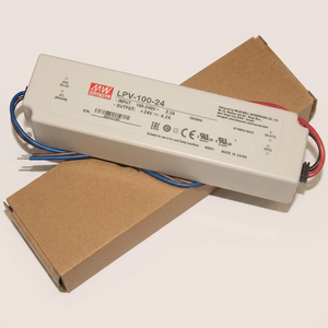 Controlador LED Meanwell LPV-100-24 de Voltaje Constante 100W 12V 8.5A con Certificación CE ROHS y 85% de Eficiencia - Product Image 1