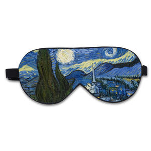 100% Pure Mulberry Silk Eyemask World Famous Painting 6A Grade Fiber Avec Masque de sommeil en soie OEKO-TEX - Product Image 2