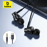 Écouteurs intra-auriculaires filaires Encok HZ11/CZ11 avec transducteur dynamique, câble de 1,2 m, prise Type-C/3,5 mm pour ordinateur portable, tablette et téléphone