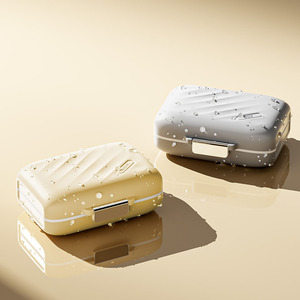 Portable pillbox, light-proof pill <b>holder</b>, pill and <b>tablet</b> storage box, medicine box for seven days a week and three meals a - Product Image 2
