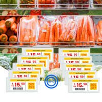 Etiquetas Electrónicas de Precio (ESL) Ultrafinas con NFC de 2.9'' de Zhsunyco, Etiquetas Digitales que Funcionan con Batería, Actualizables a través del Supermercado