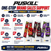 PUSKILL Module de mémoire RAM DDR4 32 Go 3600 MHz à large bande passante pour PC de bureau UDIMM 288 broches pour la construction et la mise à niveau de PC de jeu